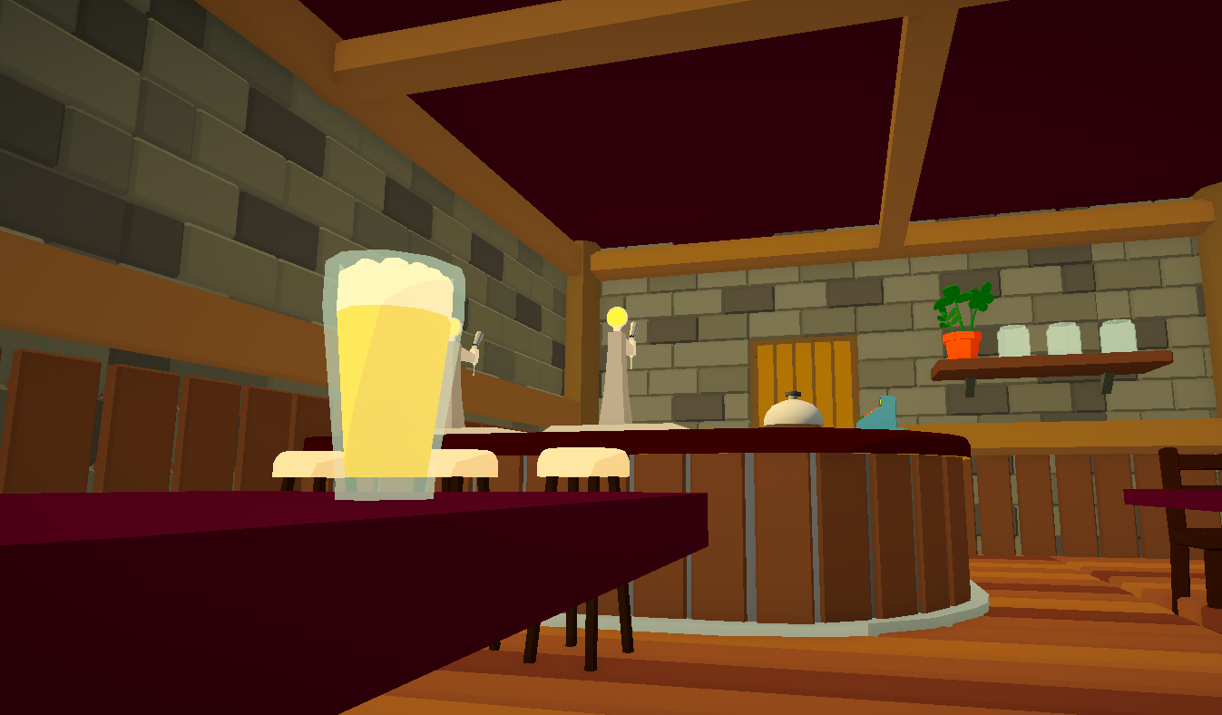Where is my Beer - Mojo Gamedesign door Joppe Monnens - Brackeys Game Jam rage-room exploration game, screenshot 1